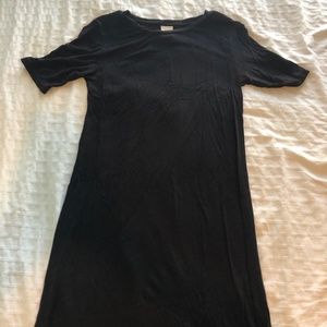 Black t - shirt dress